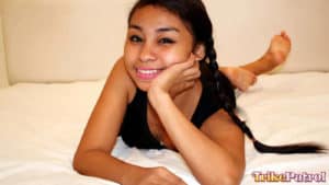 Asian gagging video with Sasha
