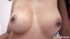 Firm Perfect Asian Teen tits don't come any better