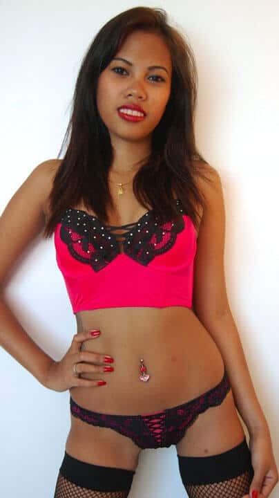 Horny Filipina Zara Dimaano teen loves wearing sexy lingerie