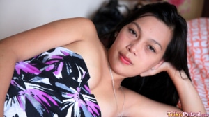 In bed modeling for the camera ready for cock