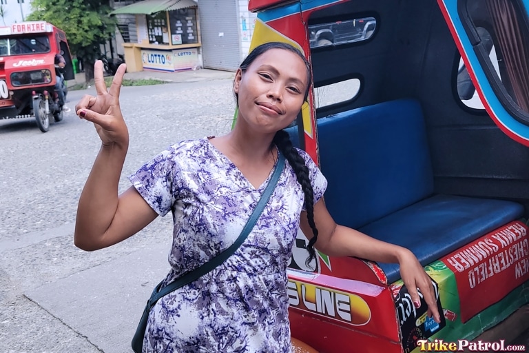 Horny milf reverses role while searching for hard cock on patrol
