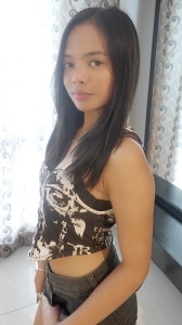Slender and cute Filipina Megan Agbayani poses for camera