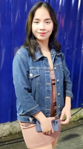 Marygold Cantutan strikes a pose in Manila
