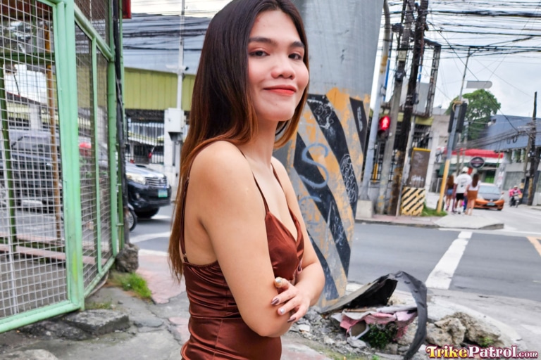 Local Manila girl smiling and looking sexy